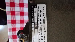 Taxímetro antiguo años 60