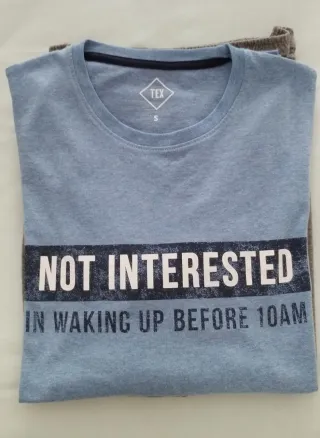 Lote 2 pijamas manga larga. Talla S hombre