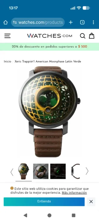 Reloj Xeric de diseño único