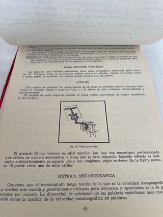 Mecanografía F. Gómez Escritura al Tacto