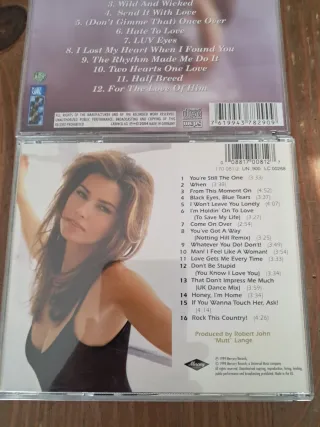 CDs Shania Twain: Up!, Wild & Wicked, Come On Over
