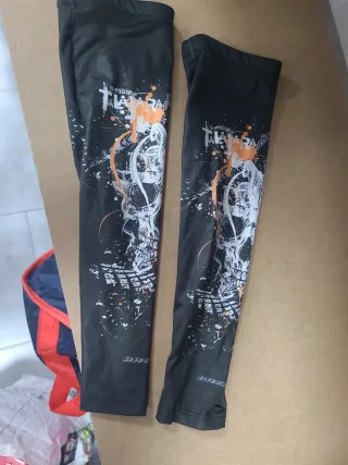Manguitos Bici Calavera Talla L