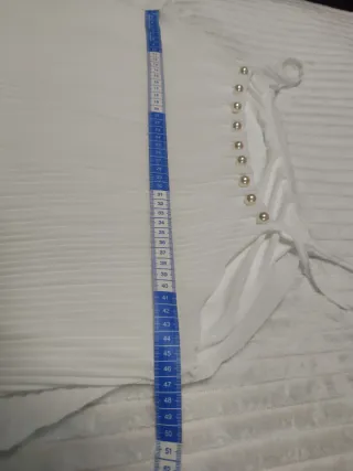 Top juvenil blanco talla única