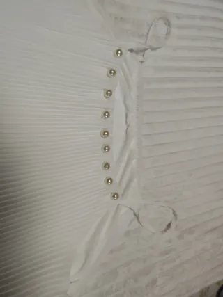 Top juvenil blanco talla única