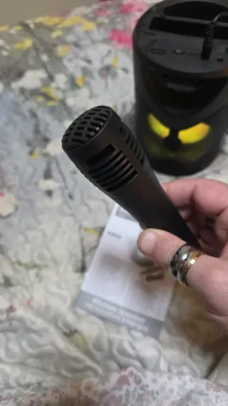 Altavoz Karaoke BONTEMPI 50W + Micrófono + Luces