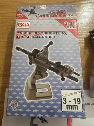 Afilador de brocas BGS 3-19 mm
