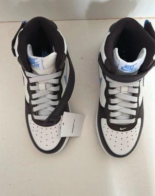 Nike Air Force 1 Mid Blancas/Negras/Azules