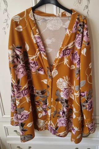 Maglia donna floreale