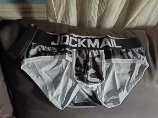 Slip Jockmail Camuflaje Gris