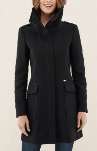 Abrigo salsa Negro Mujer