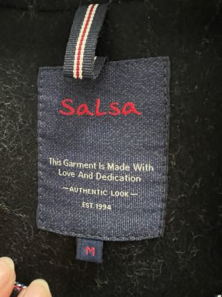 Abrigo salsa Negro Mujer