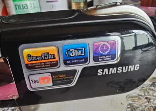 Videocámara Samsung Negra