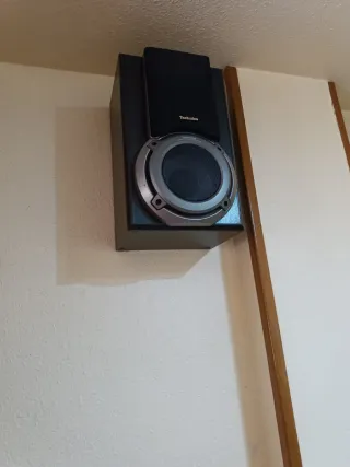 Equipo de música Technics plata y negro,sonido 5.1