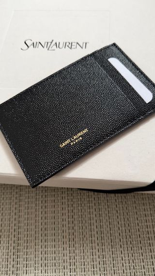 Tarjetero Yves Saint Laurent Negro