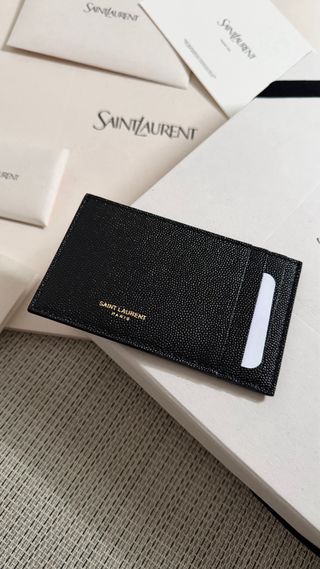 Tarjetero Yves Saint Laurent Negro