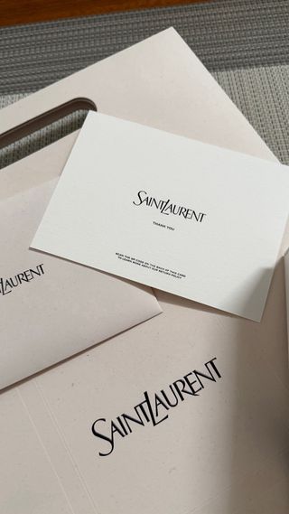Tarjetero Yves Saint Laurent Negro