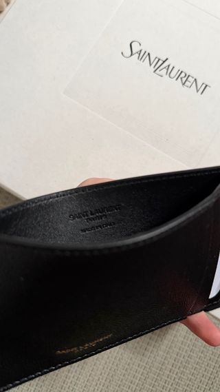 Tarjetero Yves Saint Laurent Negro