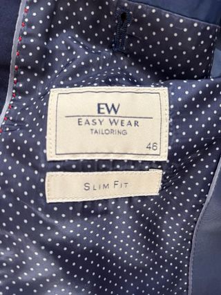 Traje de chaqueta azul