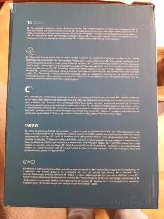 Cecotec Ceramiccare 14IN1 Airglam Negro