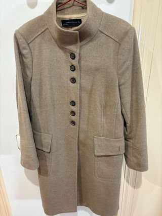 Abrigo Zara Mujer Marrón Talla L