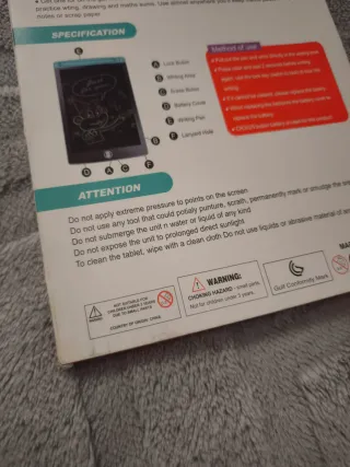 Panel LCD 12 para dibujar