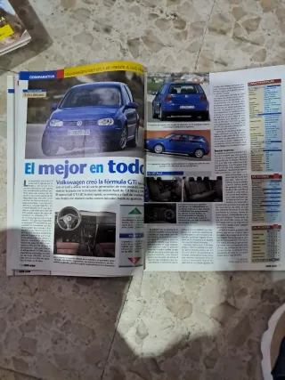 Revista Coche Actual N518. Marzo 1997. GOLF IV GTI