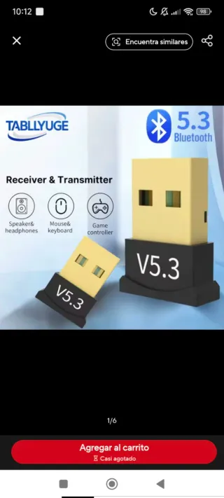 Adattatore USB Bluetooth 5.3 TABLLYUGE