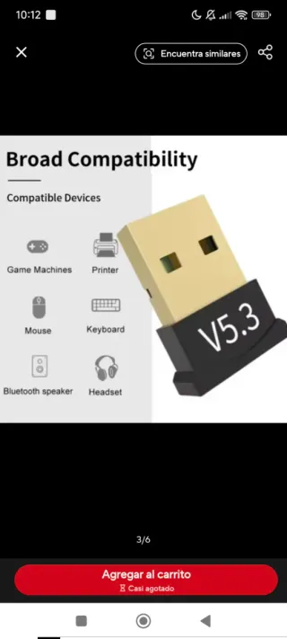 Adattatore USB Bluetooth 5.3 TABLLYUGE