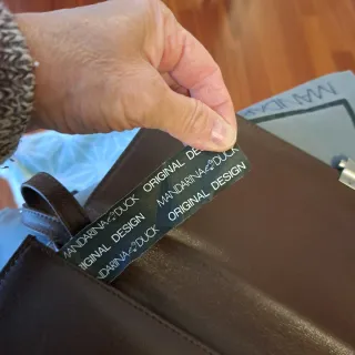 Borsa vintage Mandarina Duck marrone