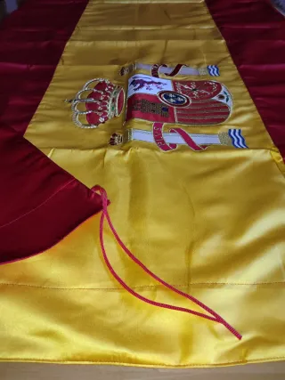 Gran bandera españa oficial de despacho militar