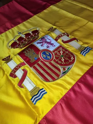 Gran bandera españa oficial de despacho militar