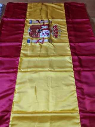 Gran bandera españa oficial de despacho militar