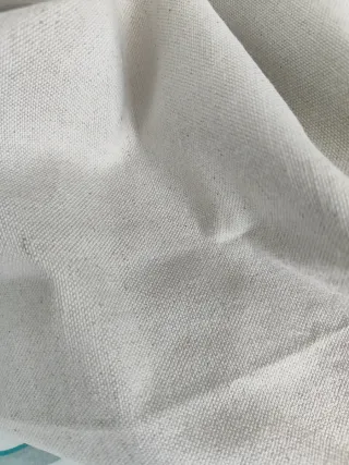 Retal tela puro algodón color beige