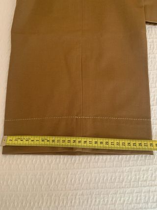 Pantalón Massimo Dutti Mujer T38 Marrón