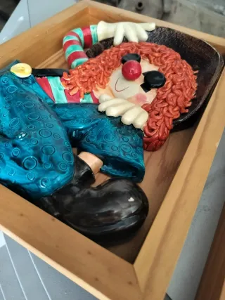 Pack de cuadros decorativos de payaso y niño