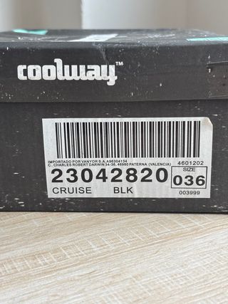 Zapatos Coolway Cruise Black
