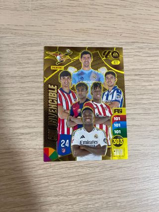 Panini Lamine Yamal Extra Gold y Card Invencible