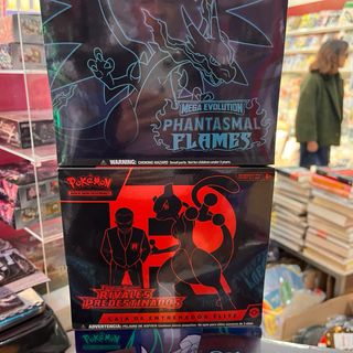 Caja Entrenador Élite Pokémon Llamas Fantasma