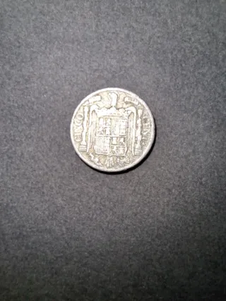 Moneda 10 céntimos España 1945