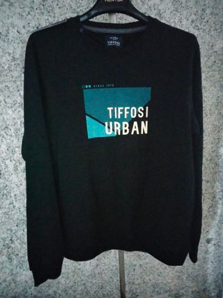 Sudadera Tiffosi Negra Niño