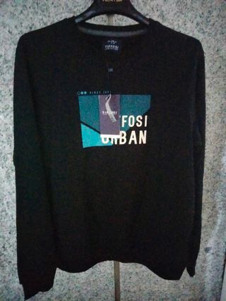 Sudadera Tiffosi Negra Niño