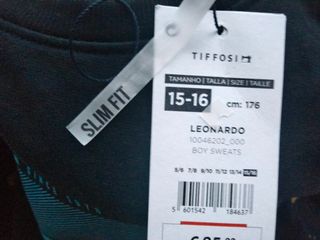 Sudadera Tiffosi Negra Niño