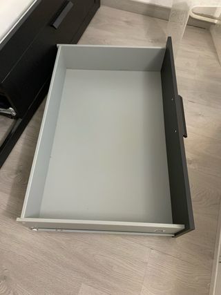 Estructura de cama nido negra nueva