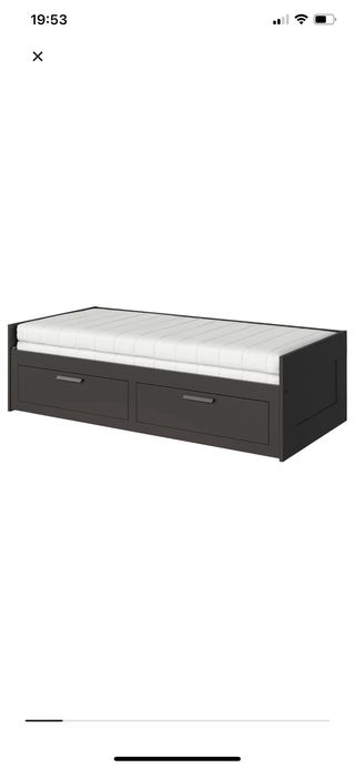 Estructura de cama nido negra nueva