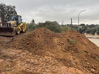 Tierra de relleno para obras