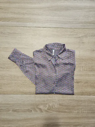 Camicia donna fantasia geometrica