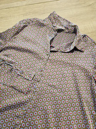 Camicia donna fantasia geometrica