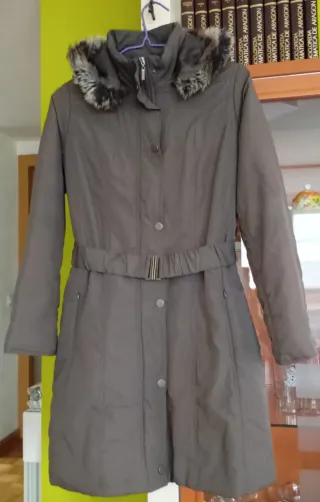 Abrigo Chaquetón Mujer Maryland Gris