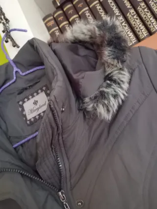 Abrigo Chaquetón Mujer Maryland Gris