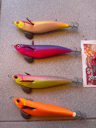 Pajaritos señuelo pesca Toro (varios colores)